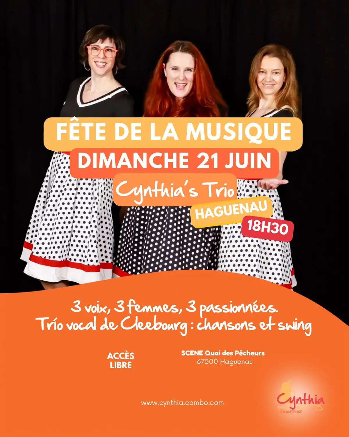 Cynthia’s TRIO – Fête de la Musique