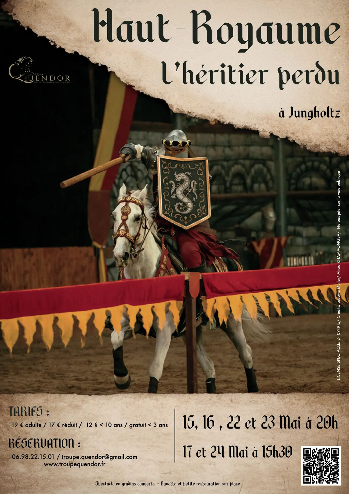 Haut - Royaume : L'héritier perdu, conte équestre médiéval