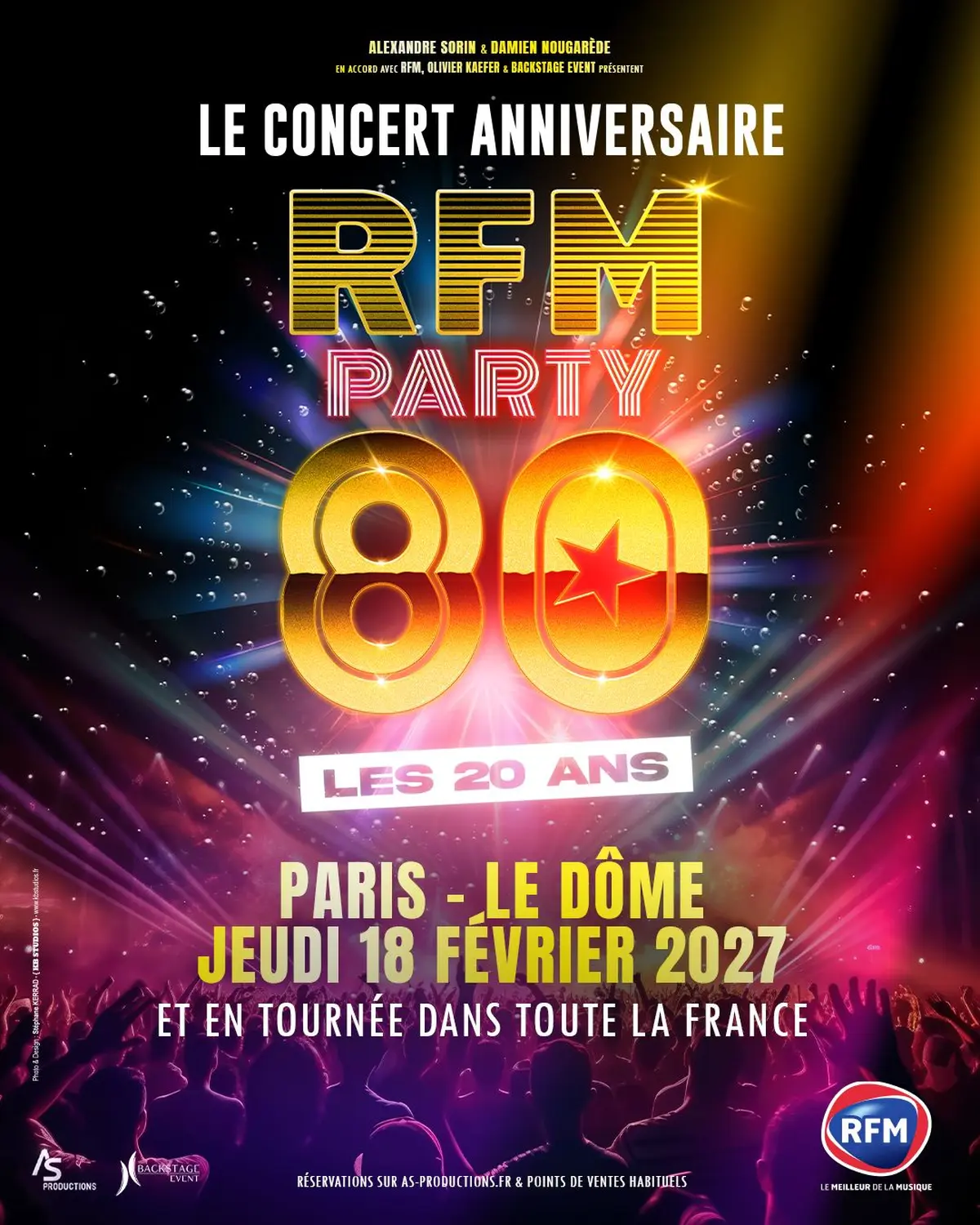 RFM Party 80 Le concert évènement - les 20 ans