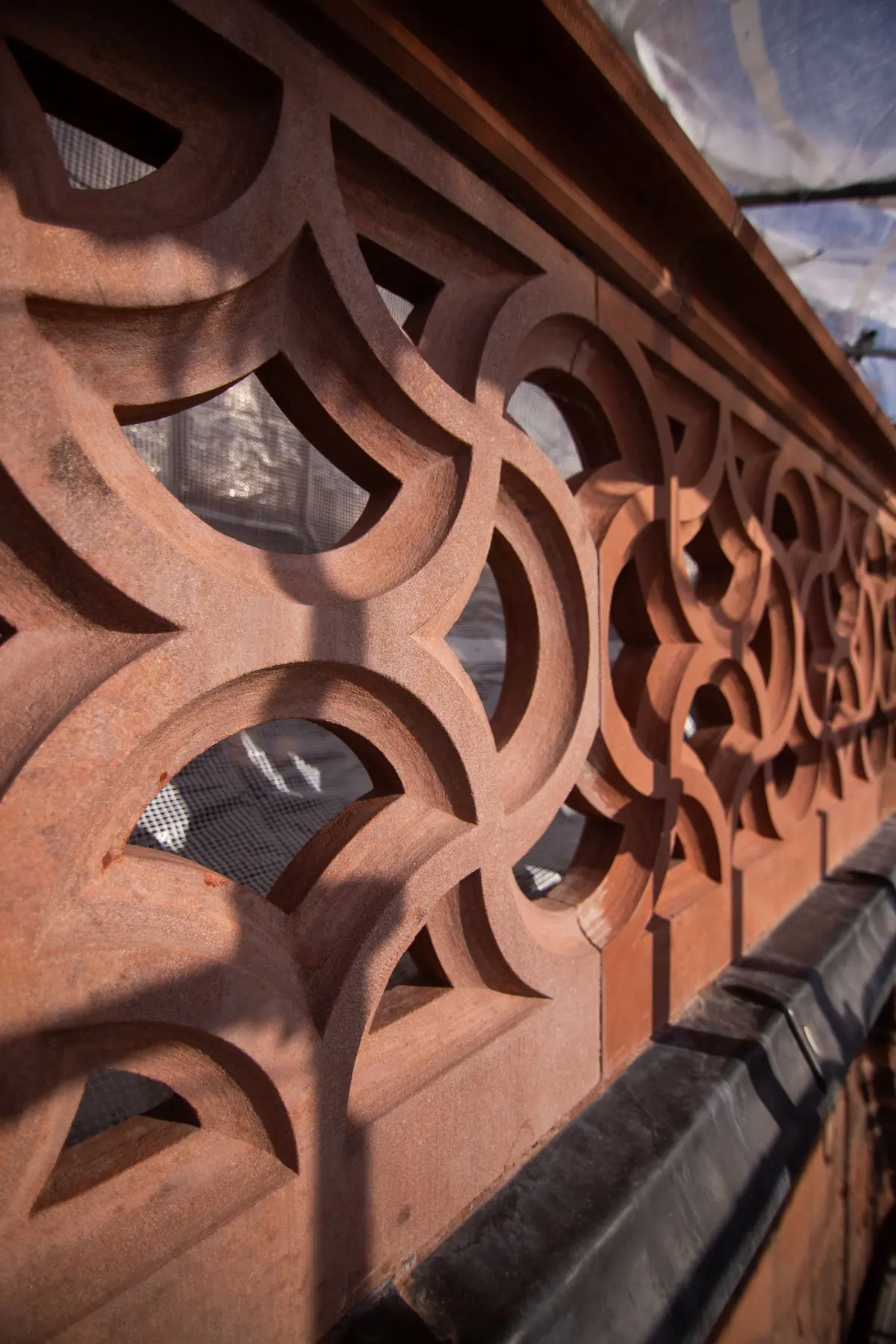 Le chantier de l'église Saint-Georges