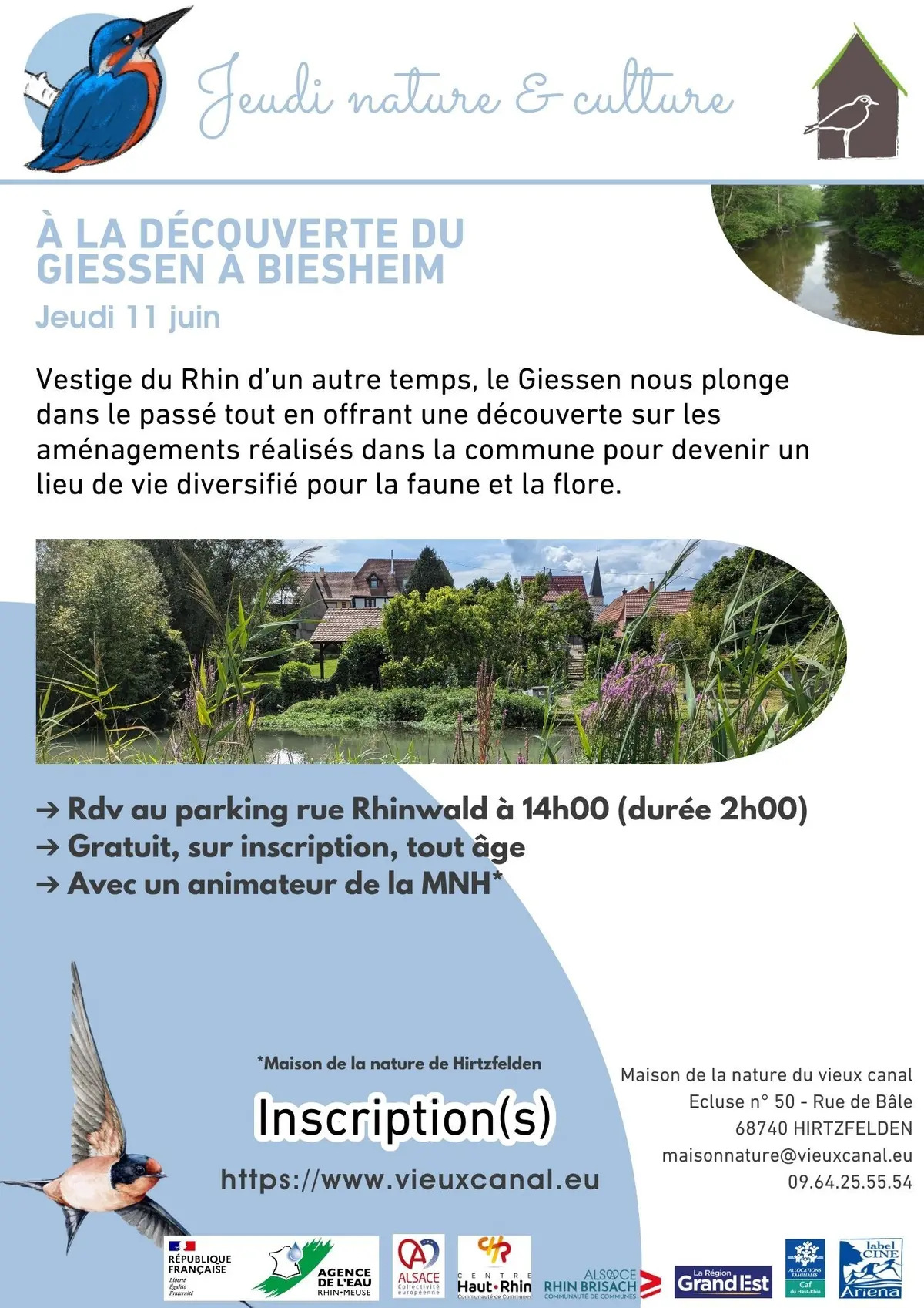 JNC : à la découverte du Giessen à Biesheim