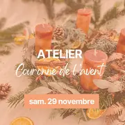 Atelier couronne de l'avent
