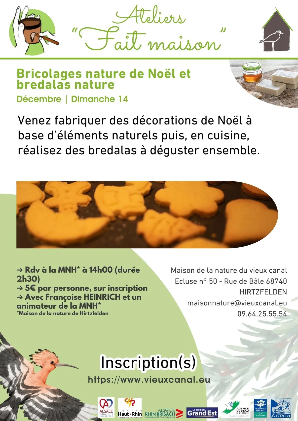 Bricolages nature de Noël et bredalas nature