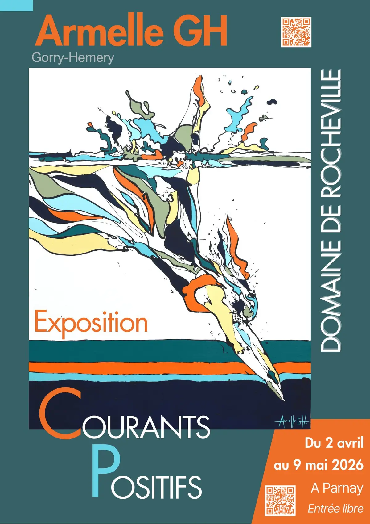 Exposition Courants Positifs au Domaine de Rocheville