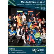 Match d'improvisation théâtrale Les Guily (LYON) / Les Zinzins (BELLEVILLE)
