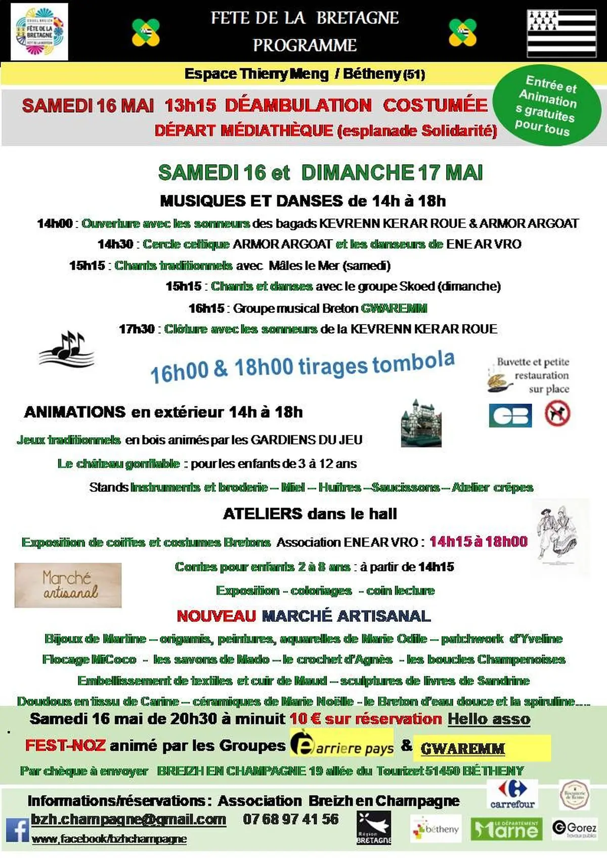 Fête de la Bretagne et festnoz 