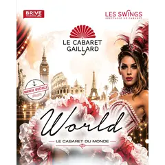WORLD, LE CABARET DU MONDE - Dîner spectacle - 16/10/26
