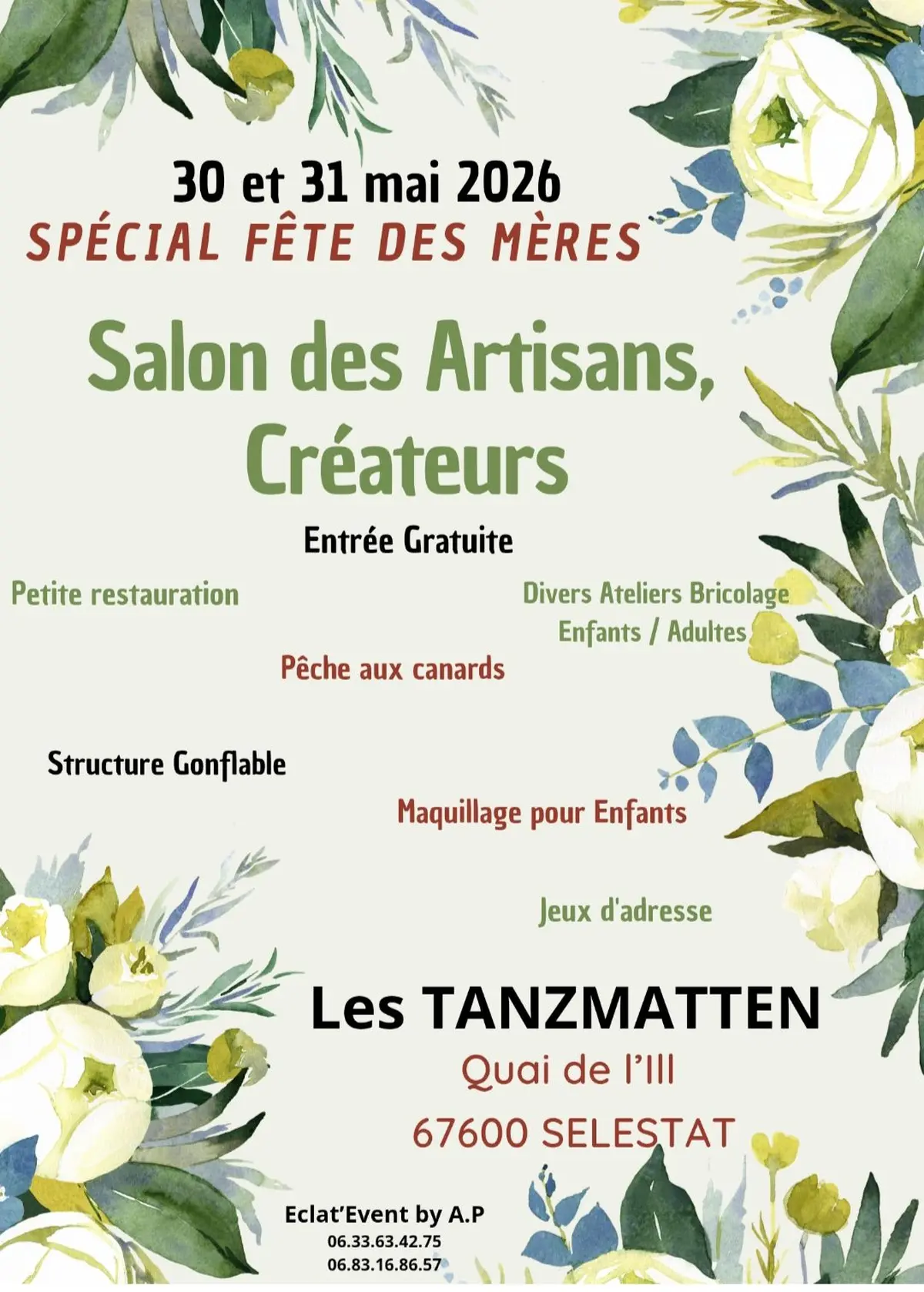 Salon des artisans créateurs spécial fête des mères