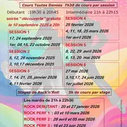 Cours Toutes Danses/Danses de Bal  - niveau DEBUTANT 