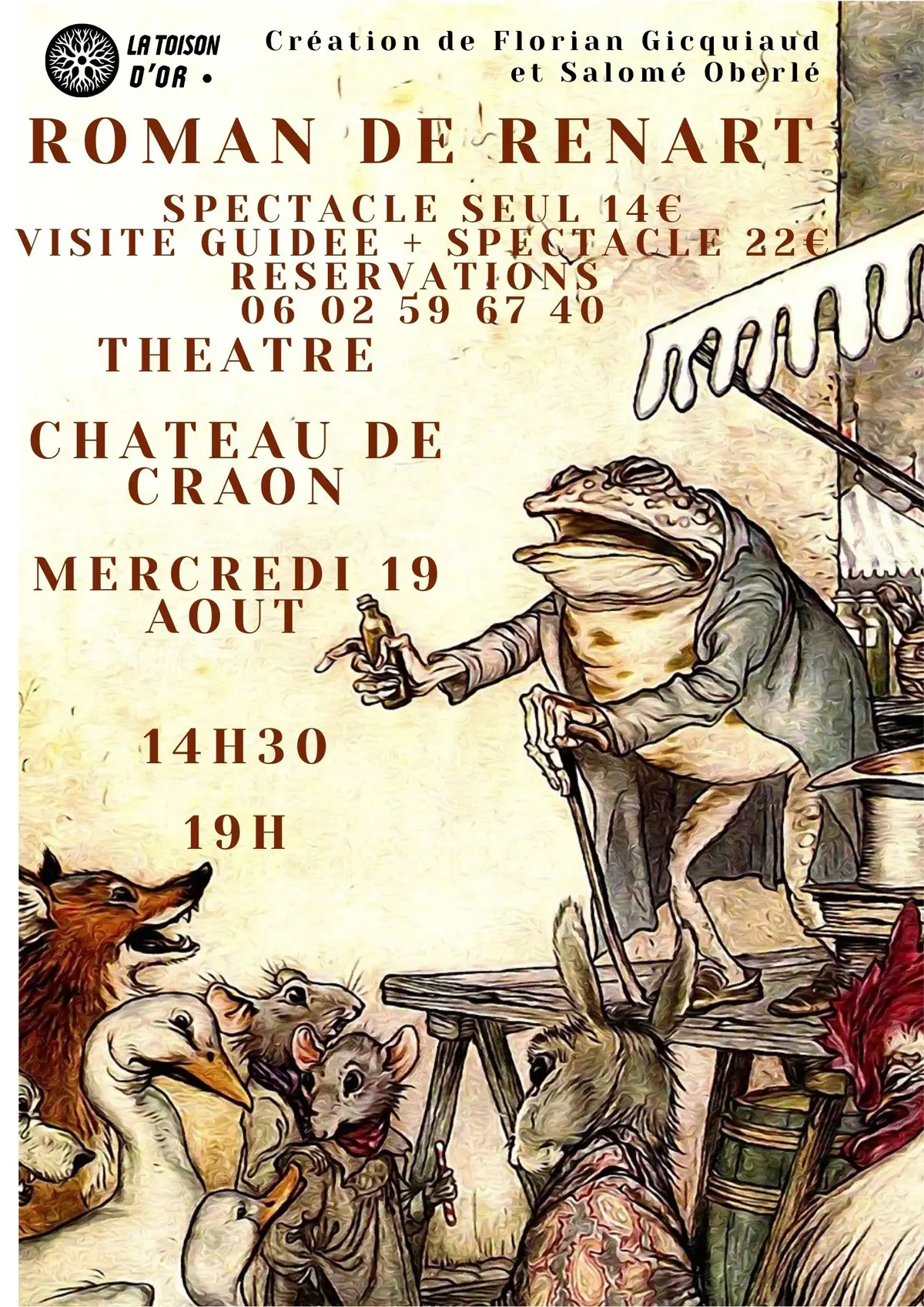 Roman de Renart, spectacle solo