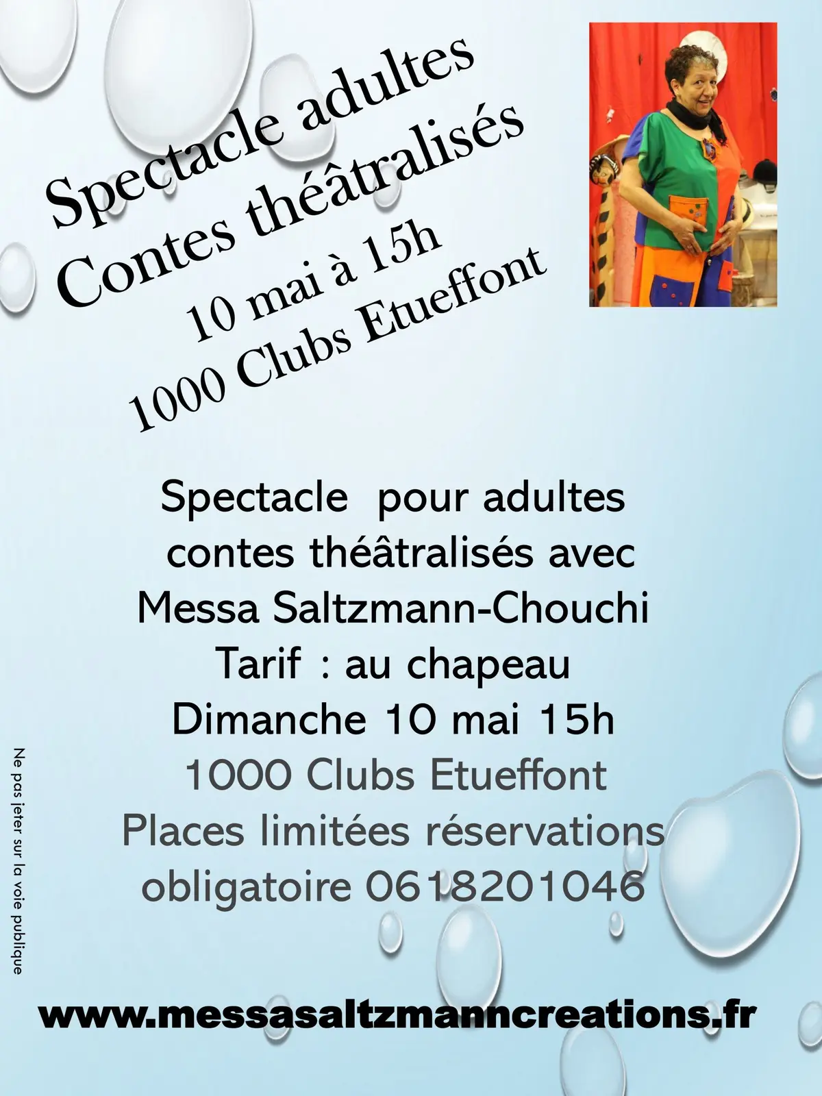 spectacle contes théâtralisés adultes