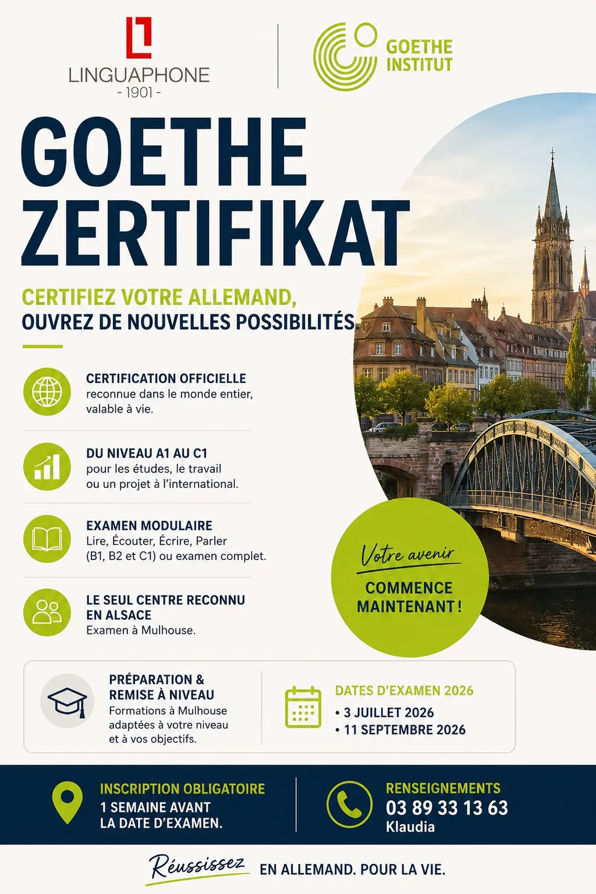 Validez officiellement votre niveau d’allemand