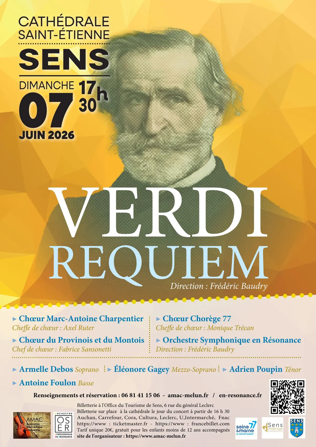 Verdi sacré Requiem à la cathédrale de Sens 