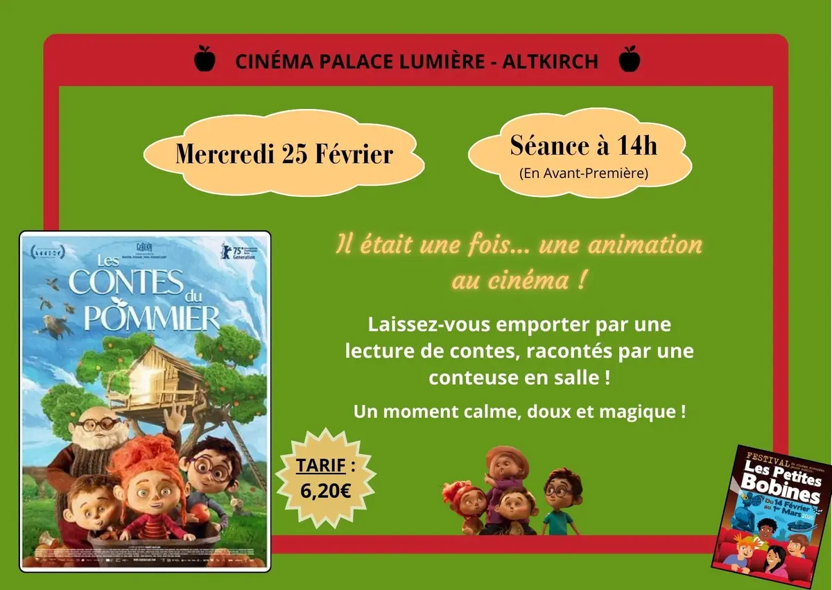 Festival Les Petites Bobines 2026/ Les Contes Du Pommier (Avant-Première)