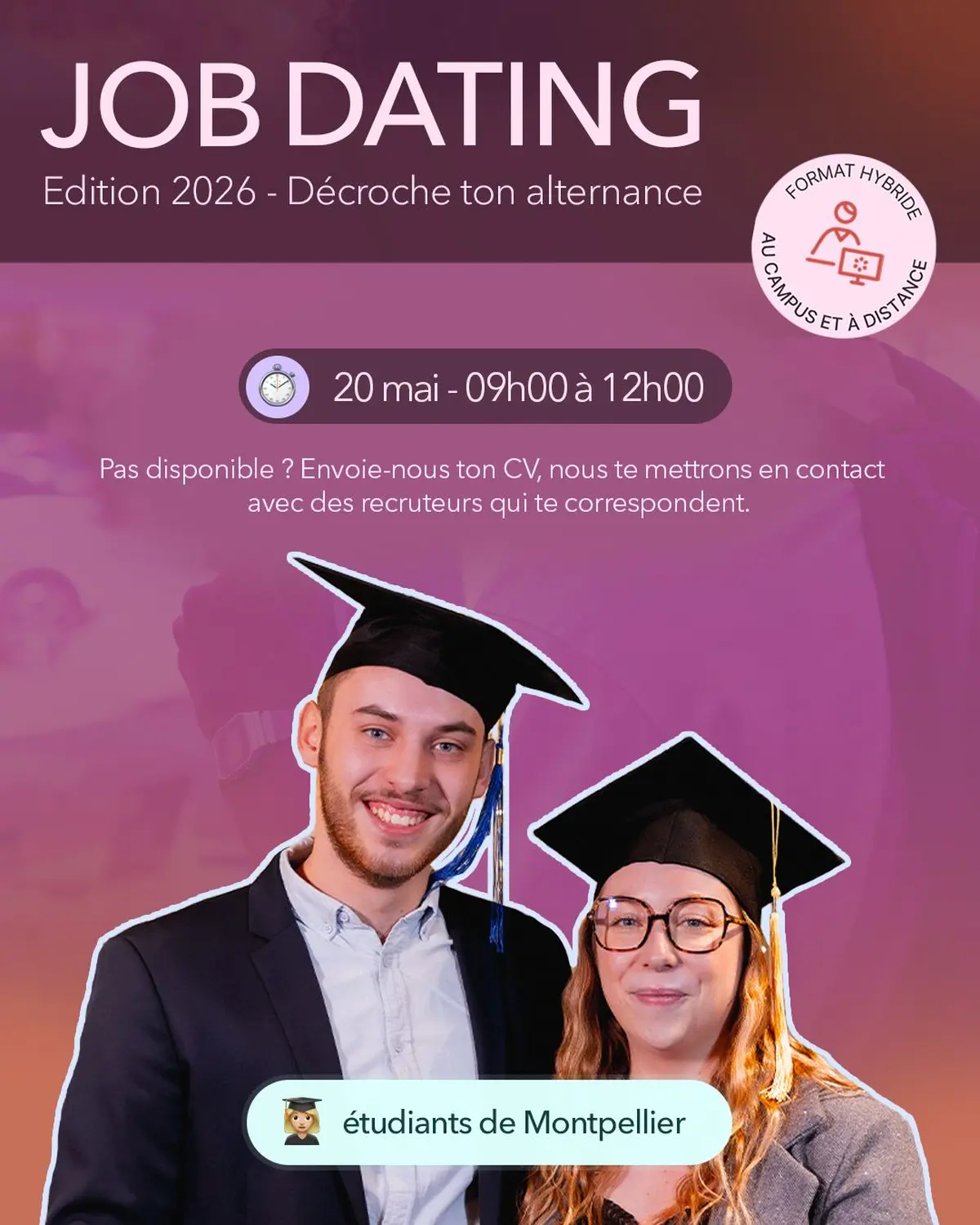 Job Dating de l'Alternance : Participe au campus ou à distance