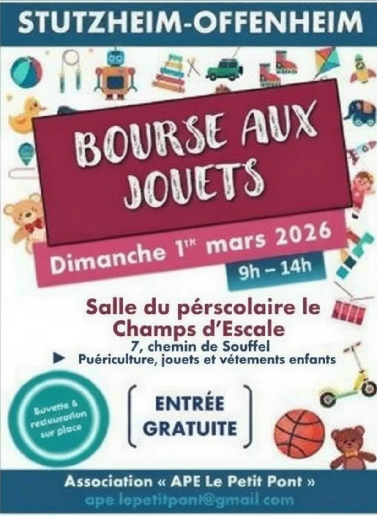 Bourse aux jouets et aux vêtements 