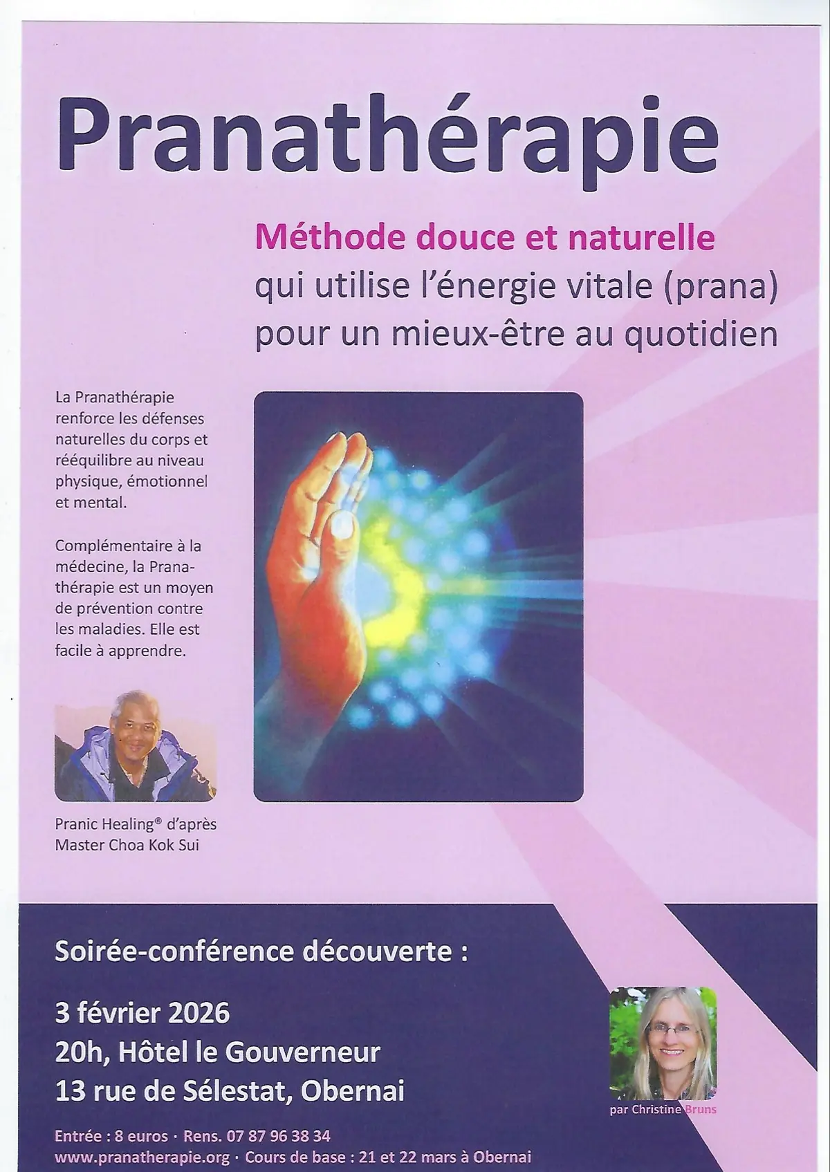 Conférence découverte sur l'art de revitaliser par les mains