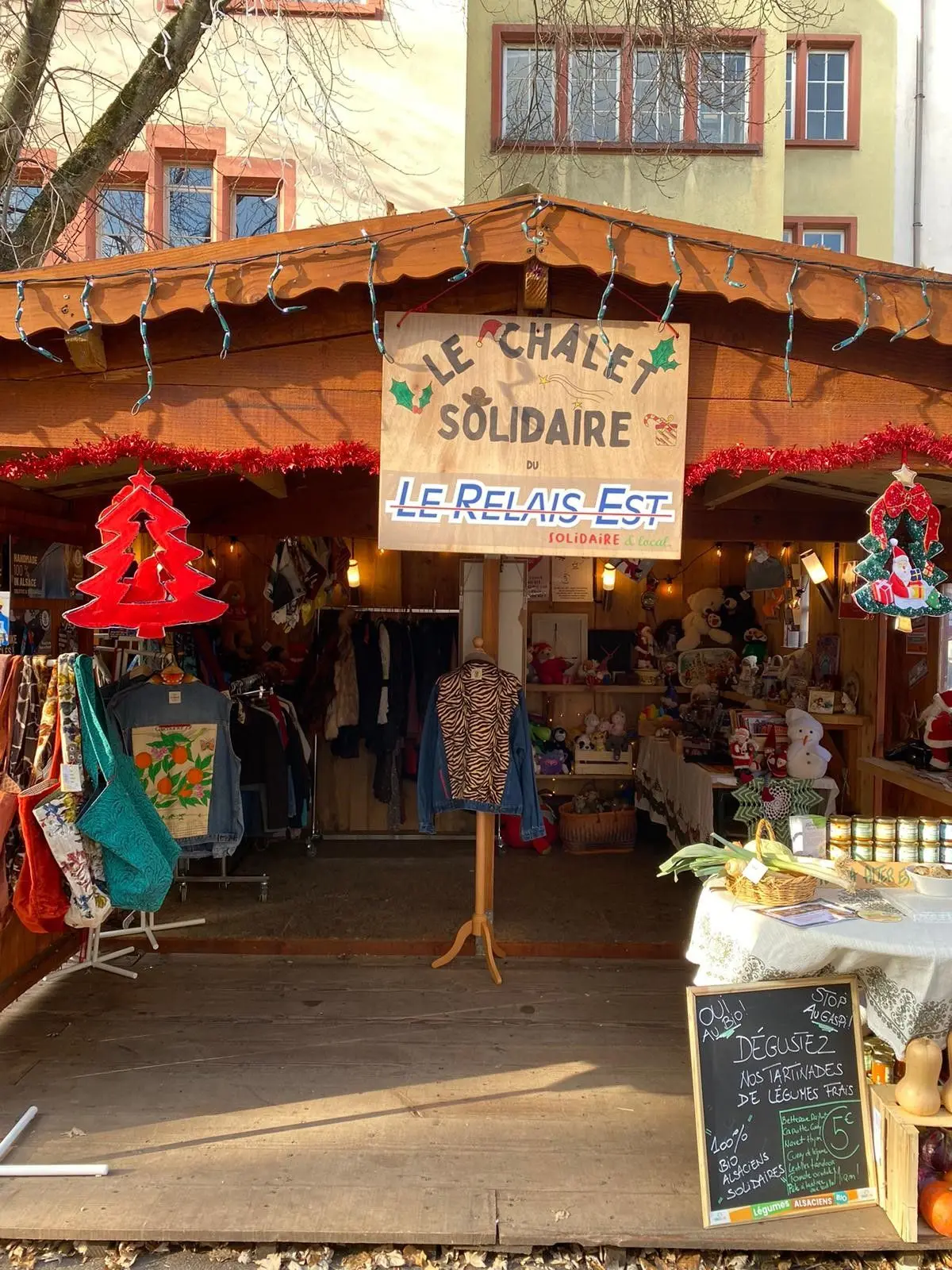Le Relais Est au marché de Noël de Mulhouse 