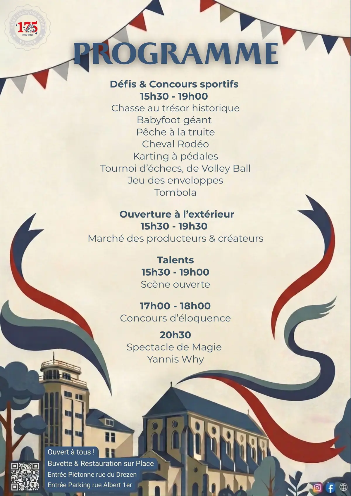 F&ecirc;te des 175 ans de Saint-Fran&ccedil;ois-Xavier