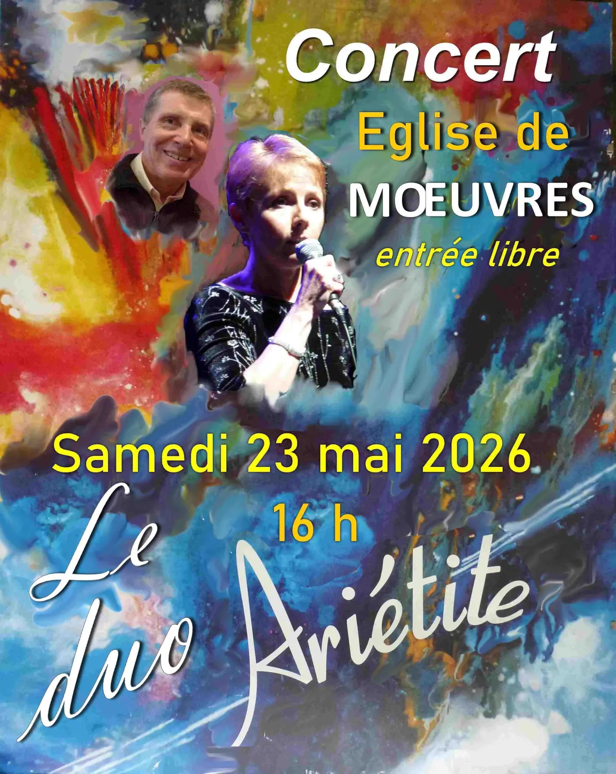 Concert donné par le duo Ariétite