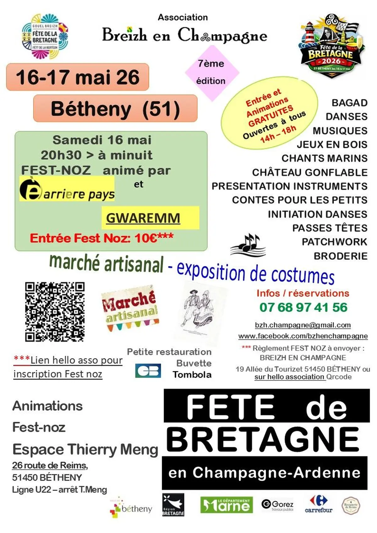 F&ecirc;te de la Bretagne et festnoz 