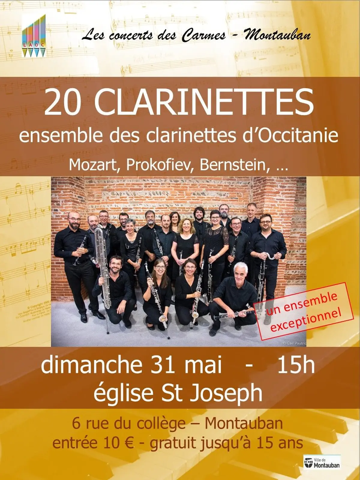 les clarinettes d'Occitanie - 20 clarinettes en concert