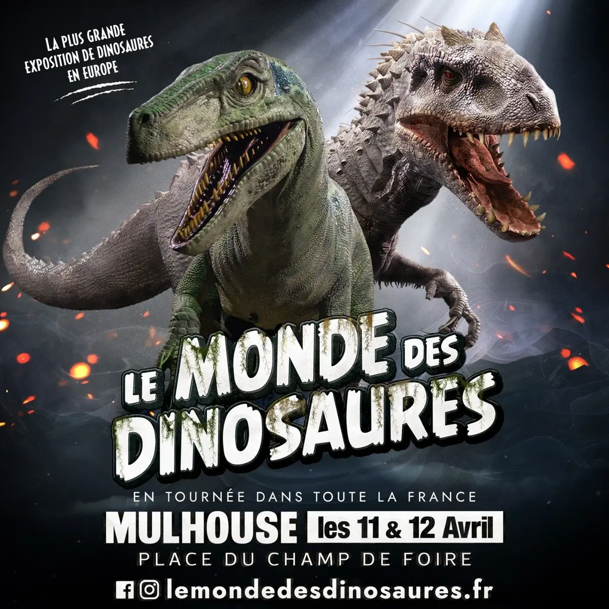 Le Monde des Dinosaures à Mulhouse