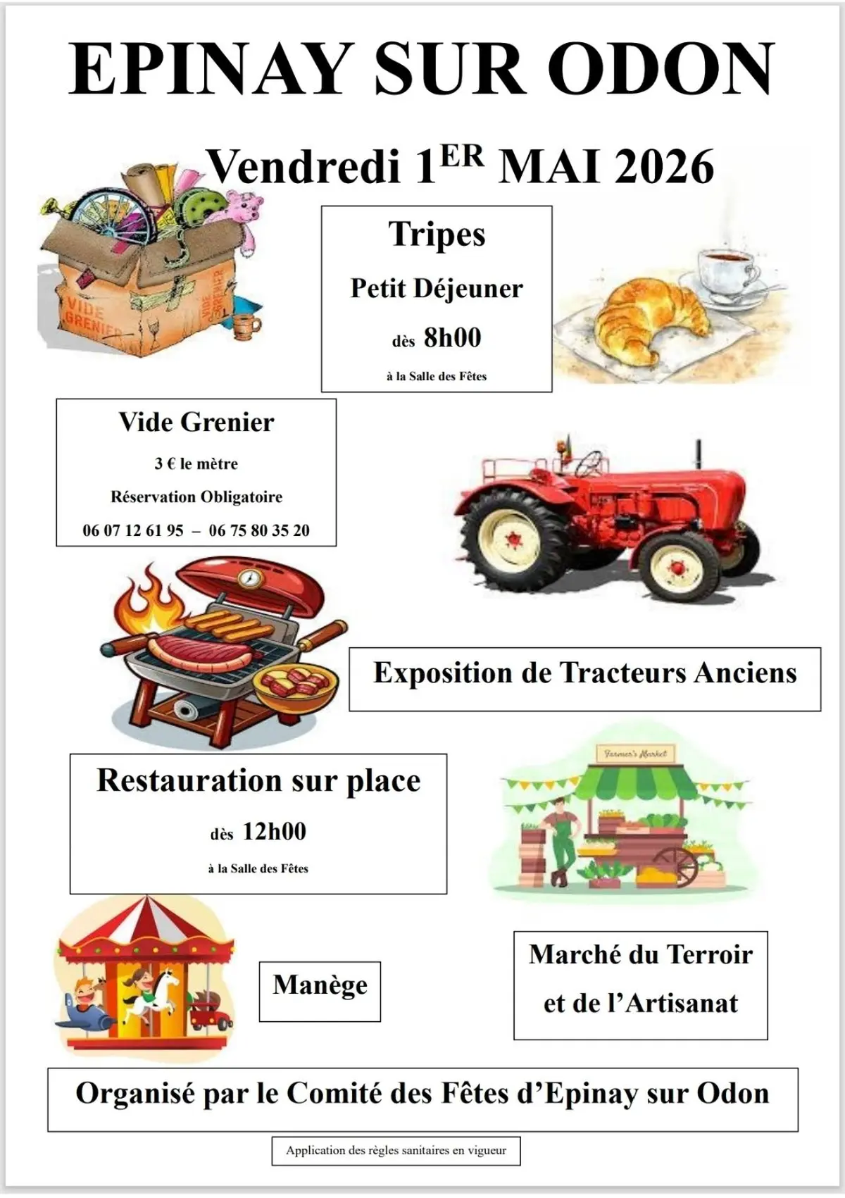 F&ecirc;te communale et vide-grenier