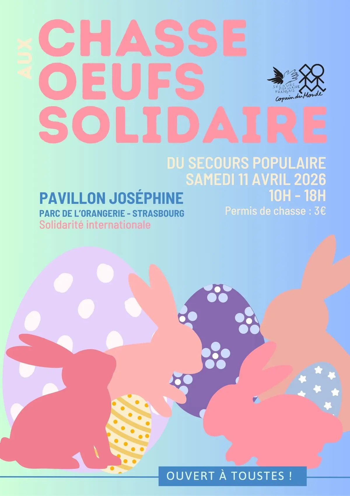 Chasse aux &OElig;ufs solidaire du Secours populaire 