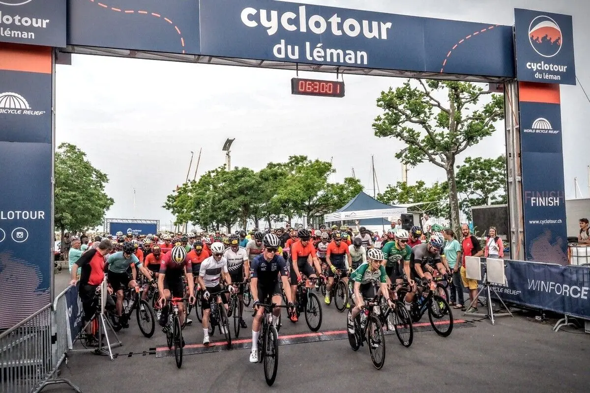 Cylotour du Léman, ligne de départ