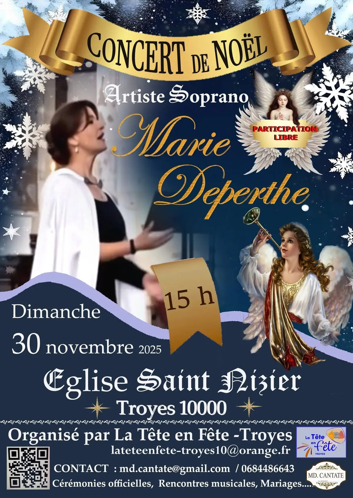 Récital de Noël,  Marie Deperthe 