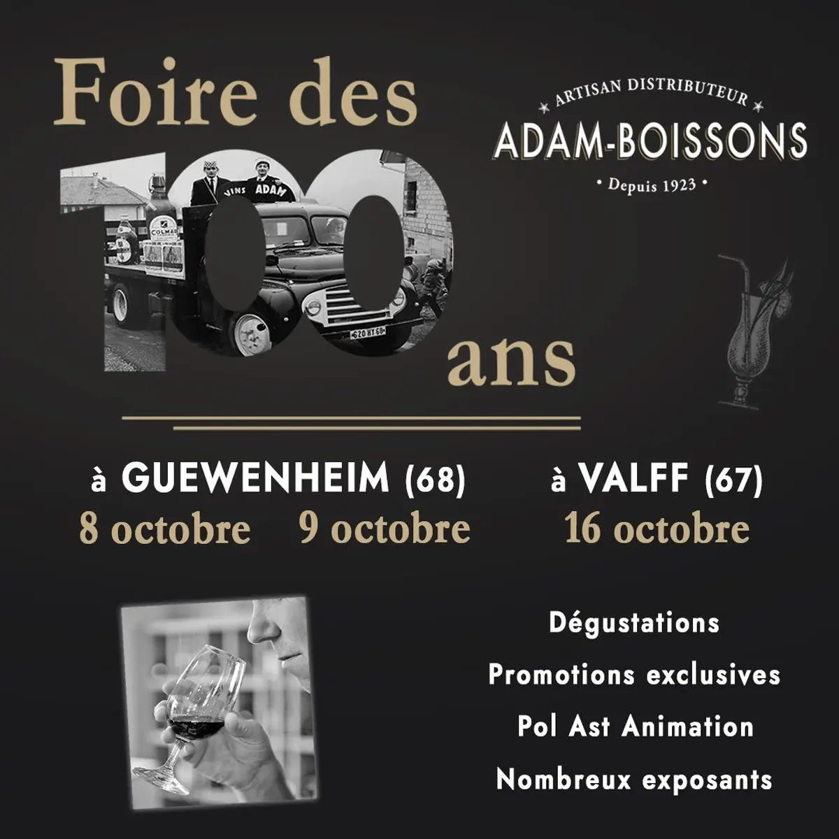 Foire 100 ans Adam-Boissons
