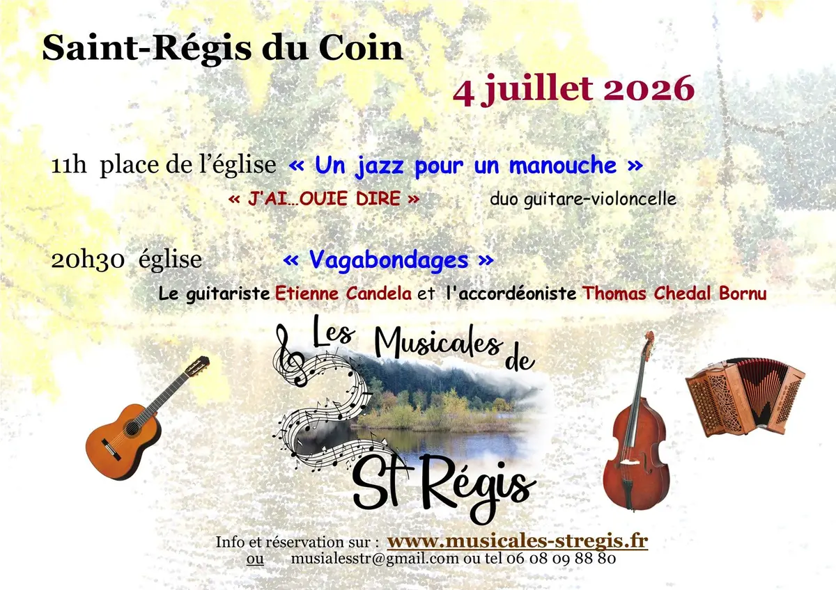 Les Musicales de St R&eacute;gis 2026