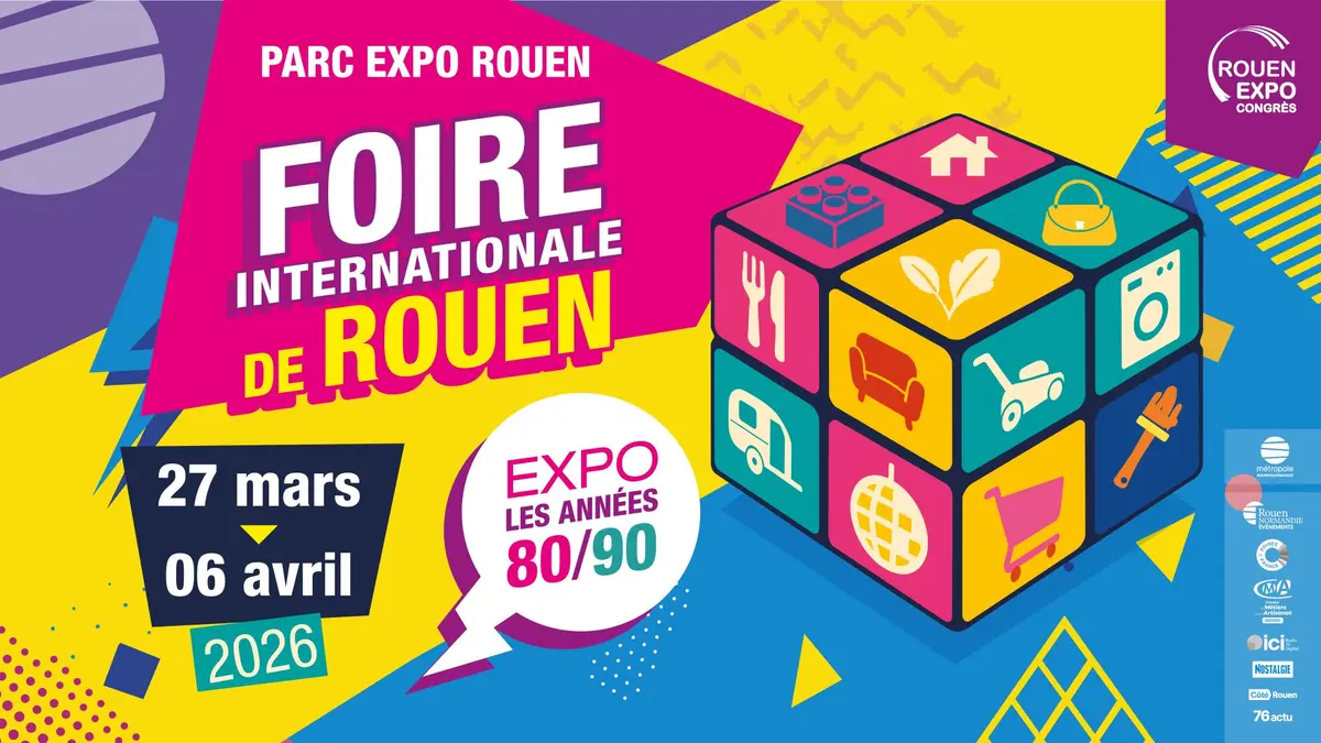Foire Internationale de Rouen : un voyage immersif au c&oelig;ur des ann&eacute;es 80 & 90 !