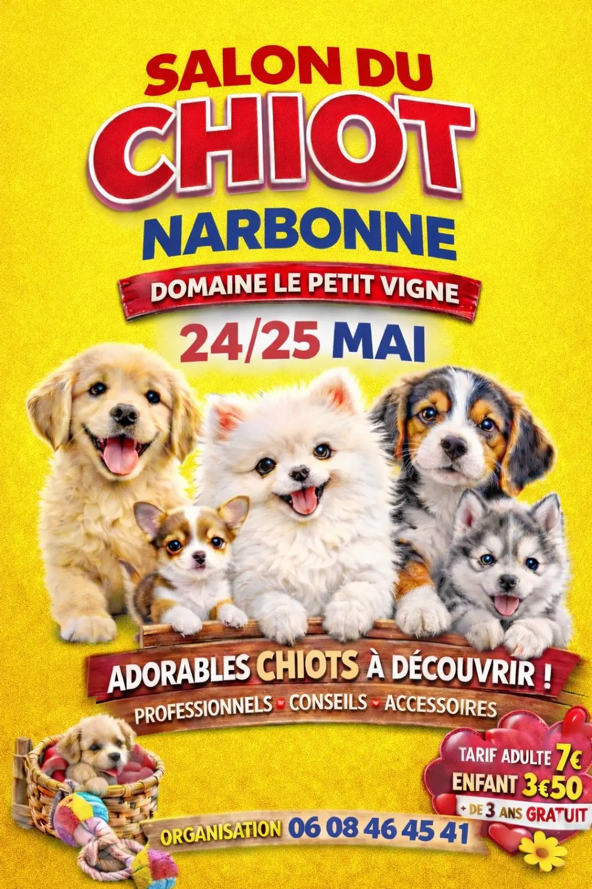 Salon du Chiot Narbonne 2026