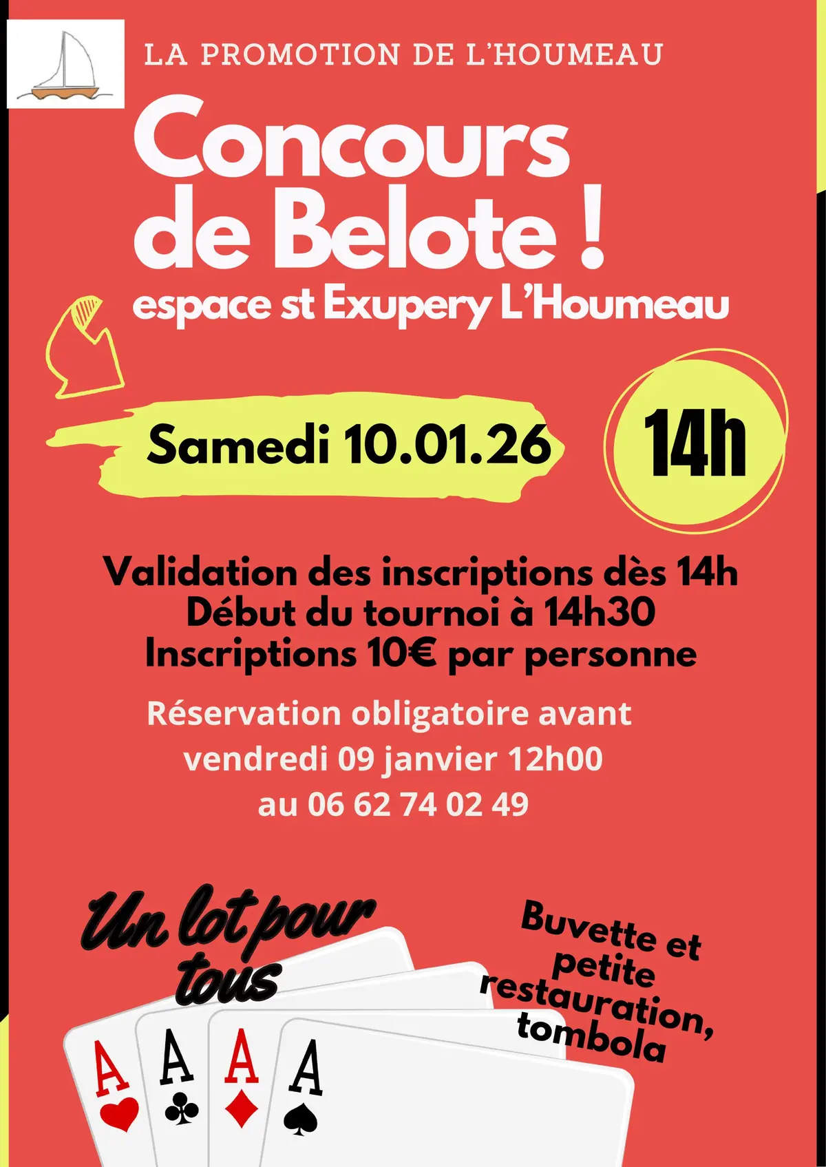 Tournoi de belote de la Promotion de l'Houmeau