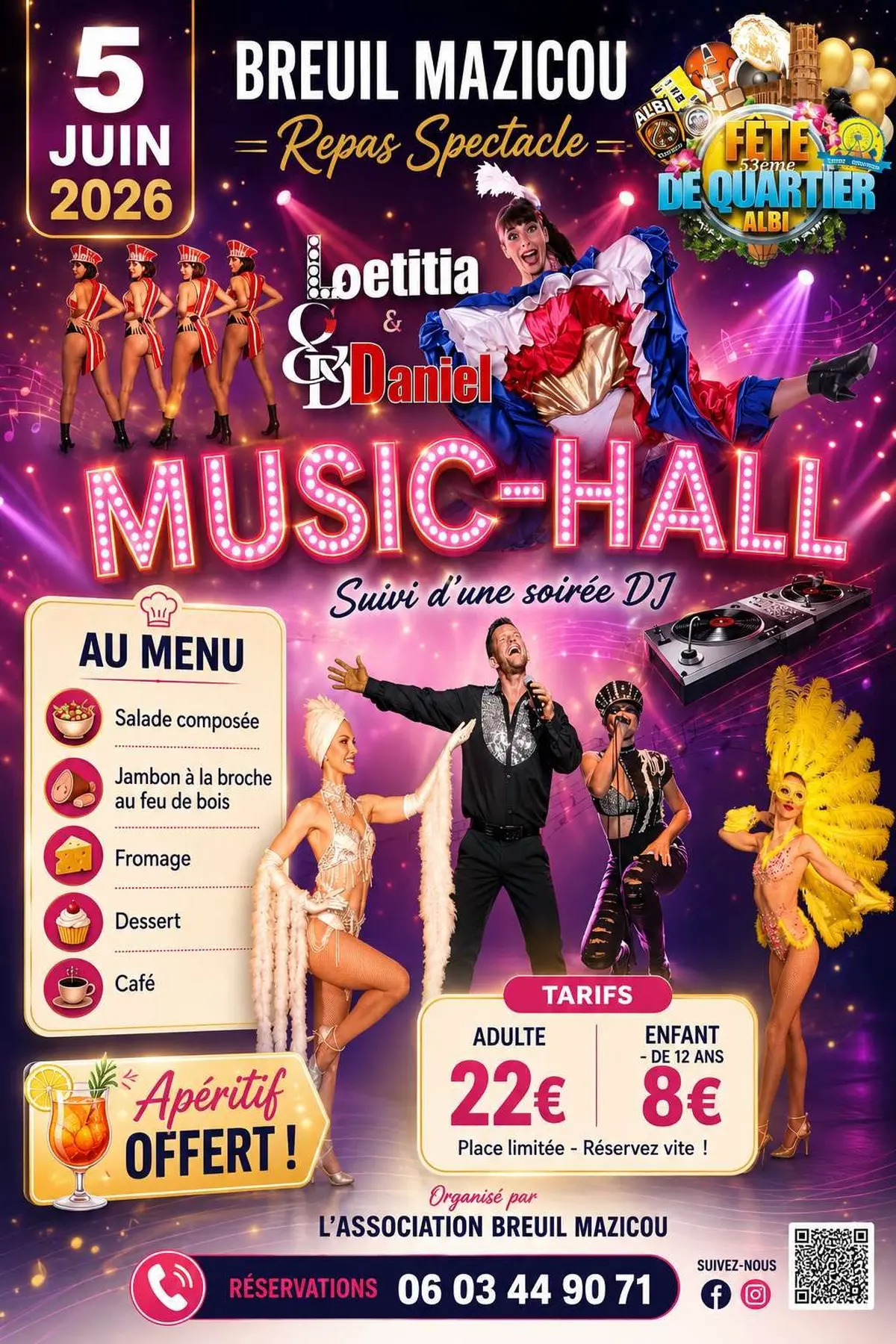 53&egrave;me f&ecirc;te de quartier Breuil Mazicou