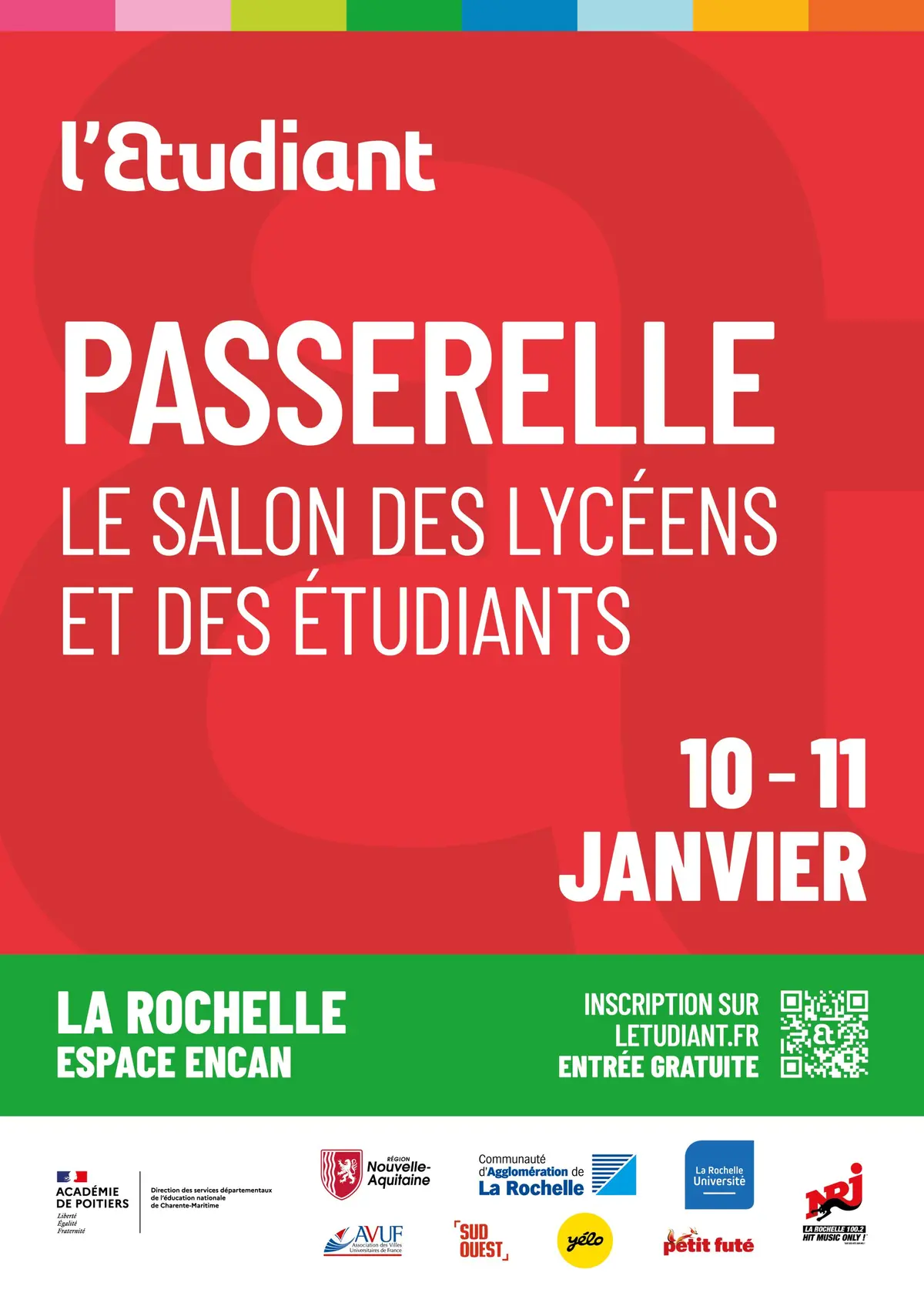 Le Salon Passerelle,  Salon des lycéens et des étudiants à La Rochelle
