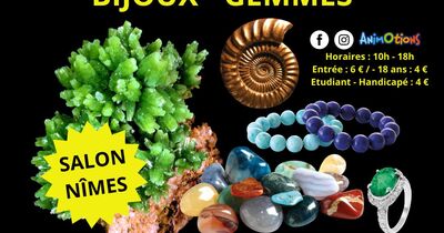 3&egrave;me Salon Min&eacute;raux Fossiles Cristaux & Bien-&Ecirc;tre Bijoux et Gemmes de N&icirc;mes