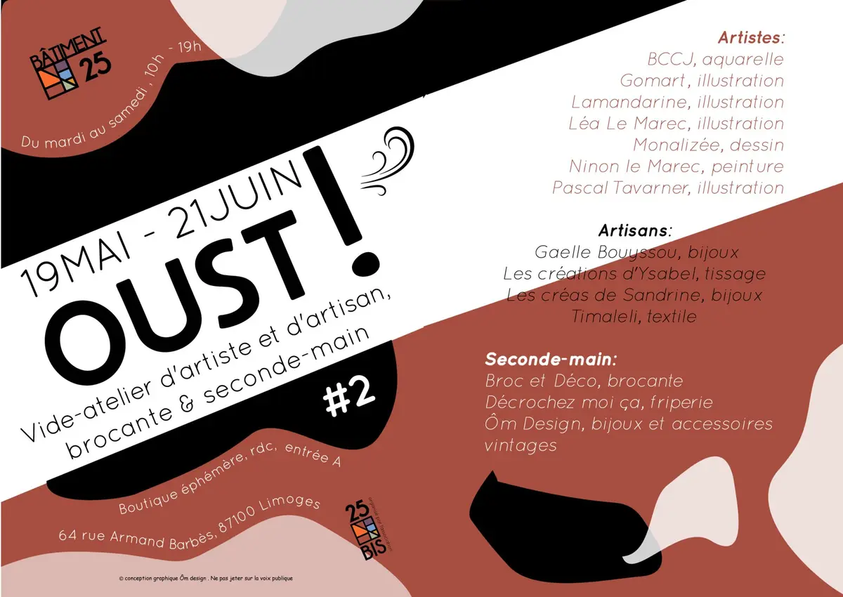 OUST vide-atelier, brocante et seconde-main