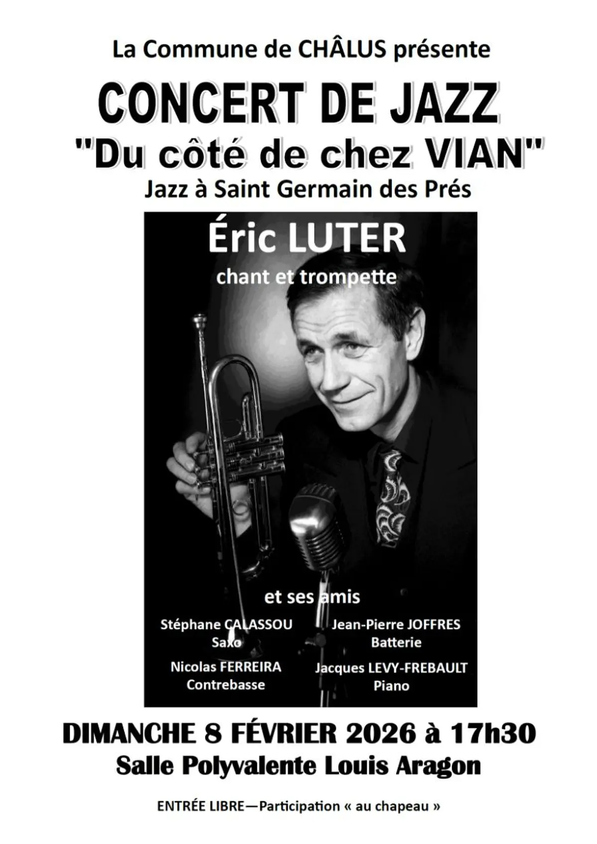 DU C&Ocirc;TE DE CHEZ VIAN - Jazz &agrave; St Germain des Pr&eacute;s
