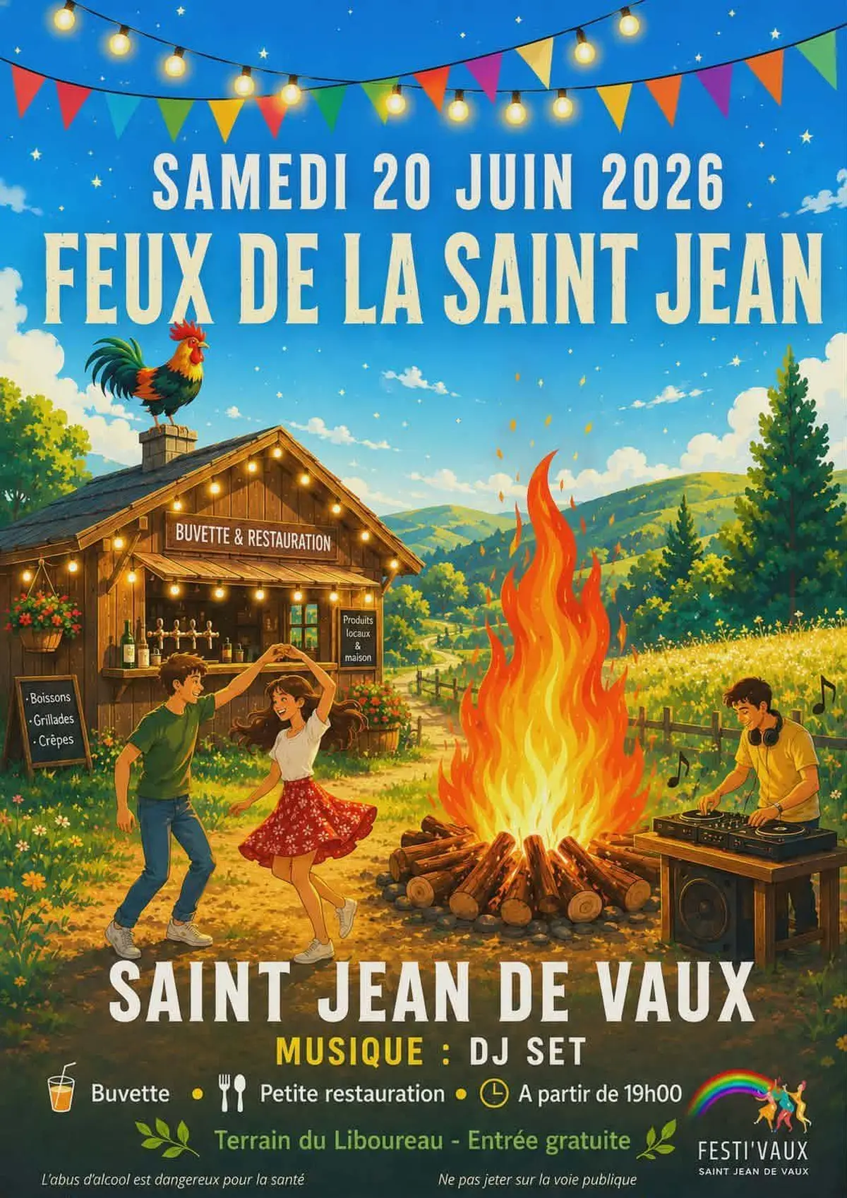Feux de la Saint Jean et F&ecirc;te de la Musique