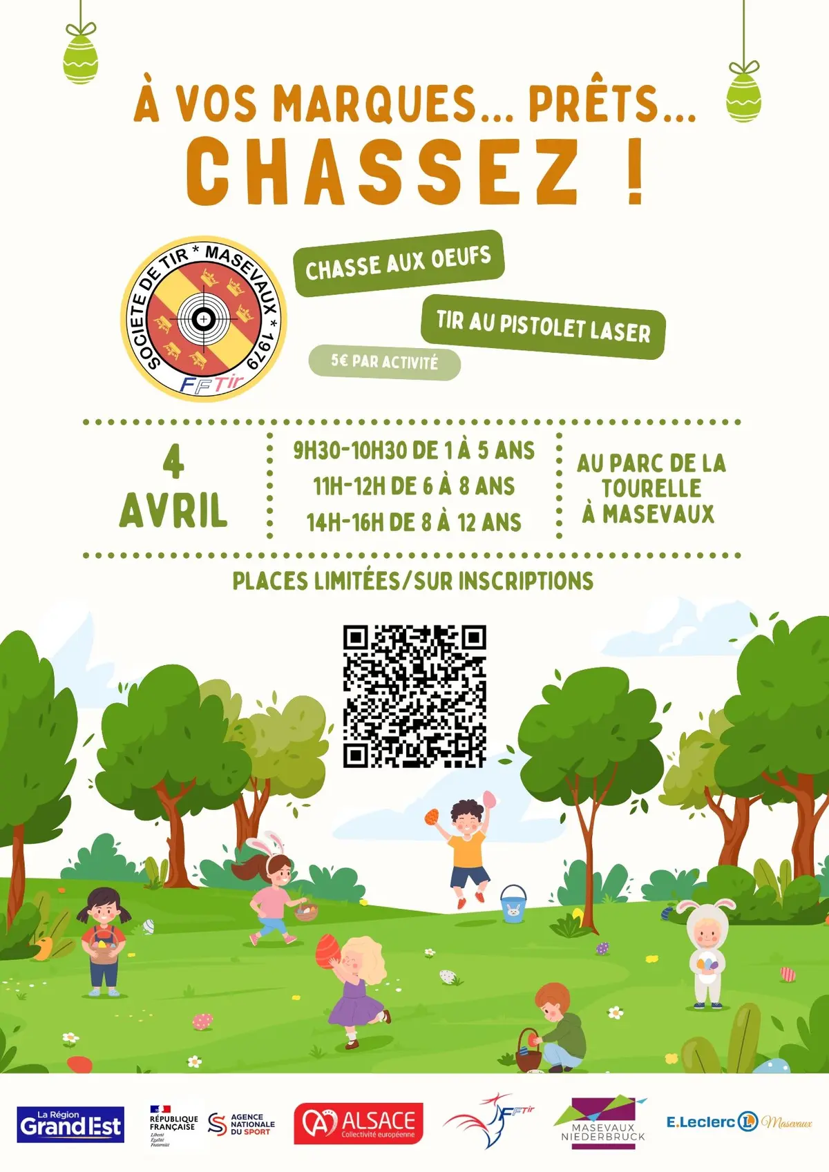 1&egrave;re chasse aux &oelig;ufs de la Soci&eacute;t&eacute; de Tir de Masevaux ! 