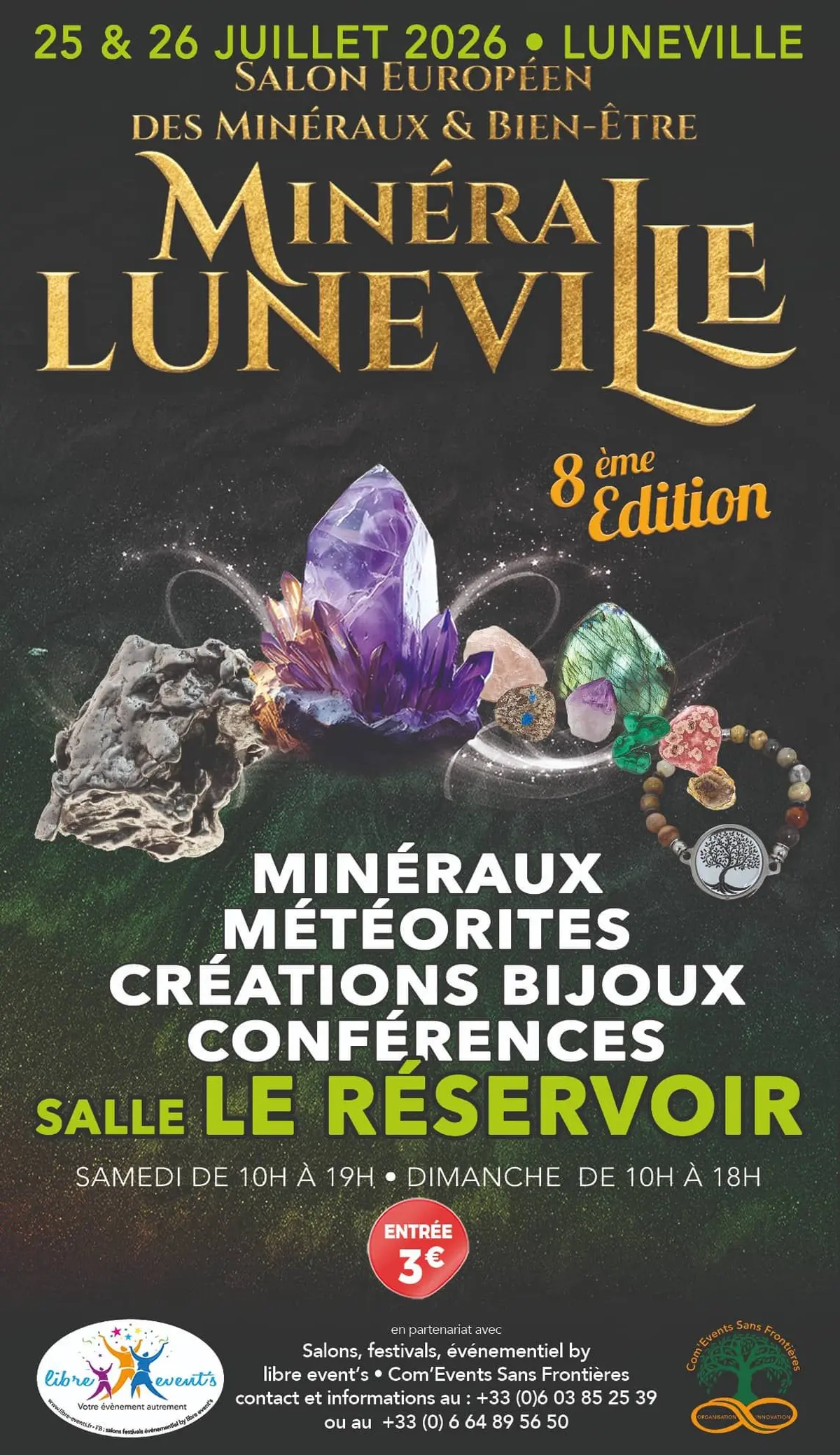 Salon europ&eacute;en des min&eacute;raux - cr&eacute;ations - espace bien-&ecirc;tre