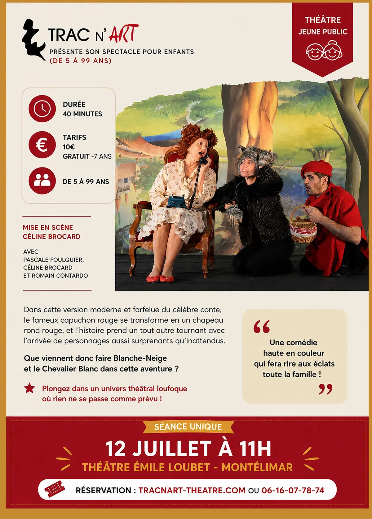 Le petit chapeau rond rouge