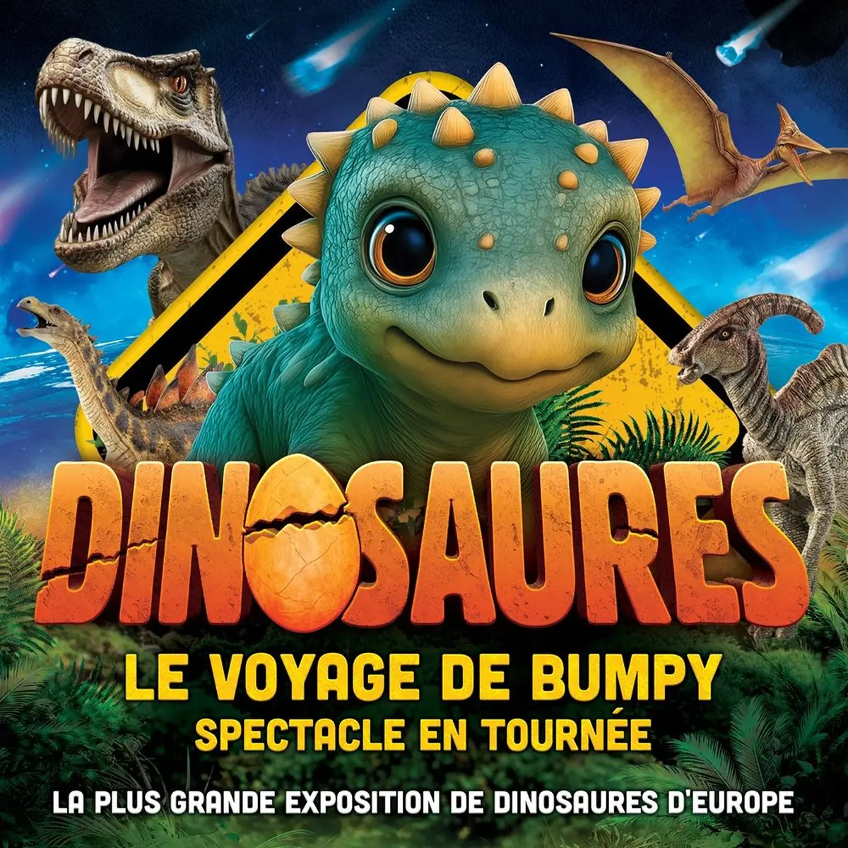Dinosaures: Le voyage de Bumpy&reg;, l'exposition-spectacle - Tour 2026