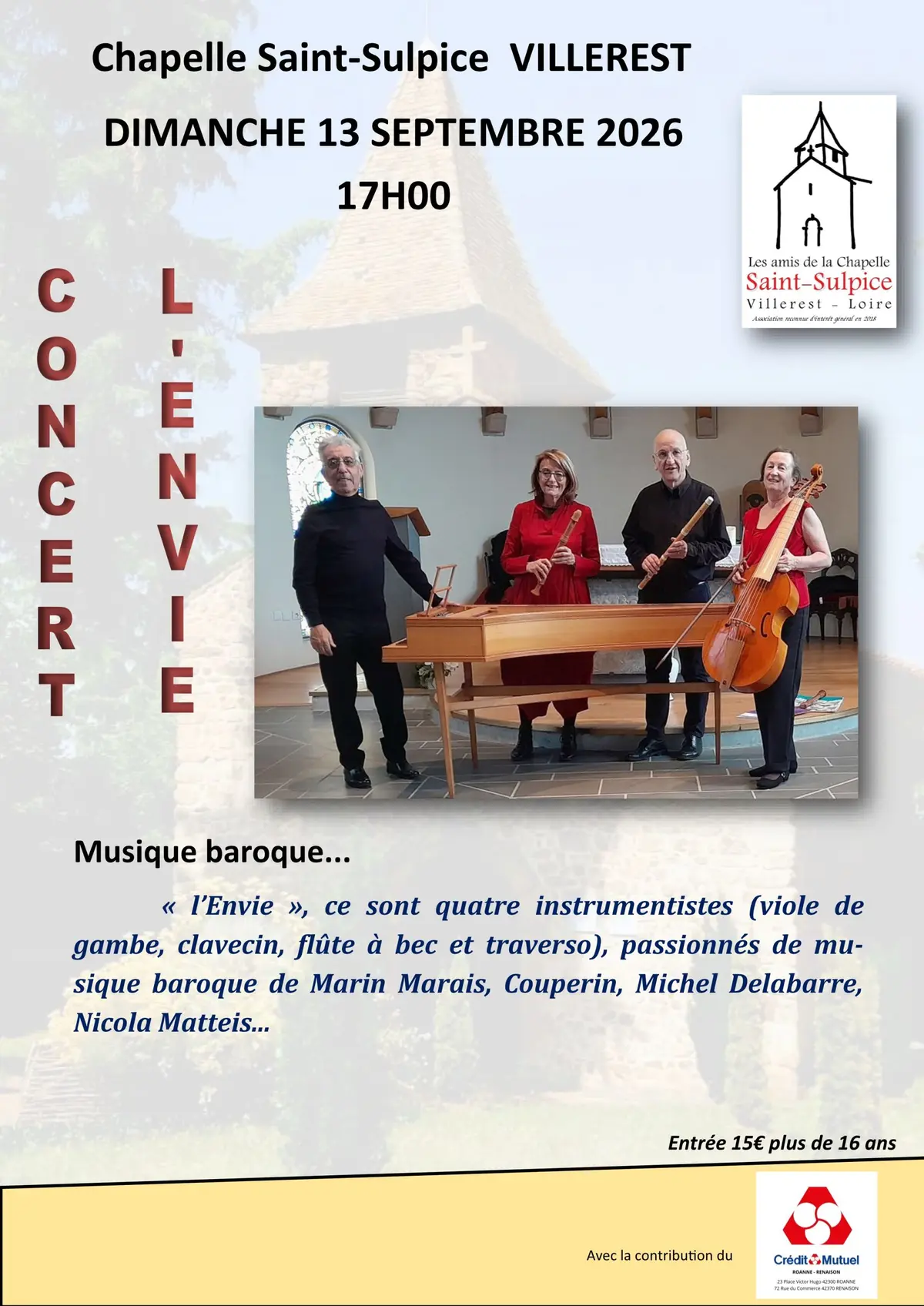 Concert  L'ENVIE