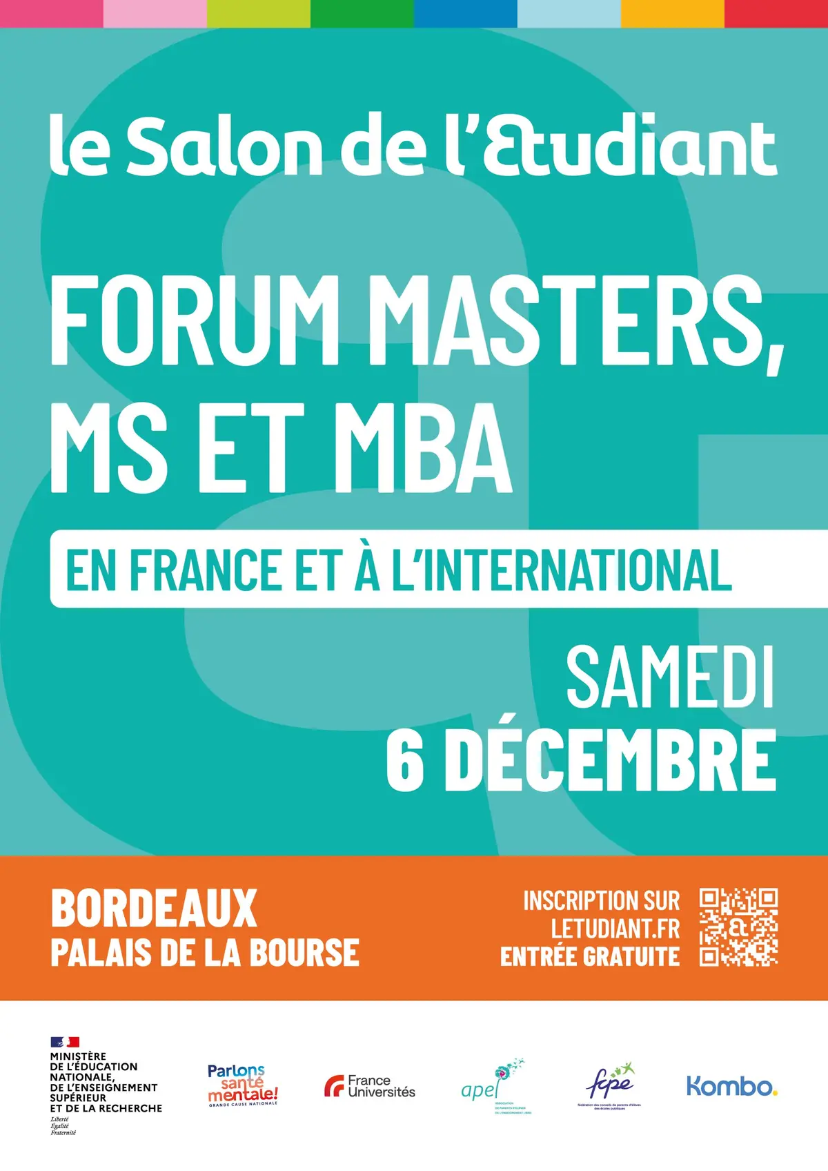 Le Forum masters, MS et MBA en France et à l'international à Bordeaux
