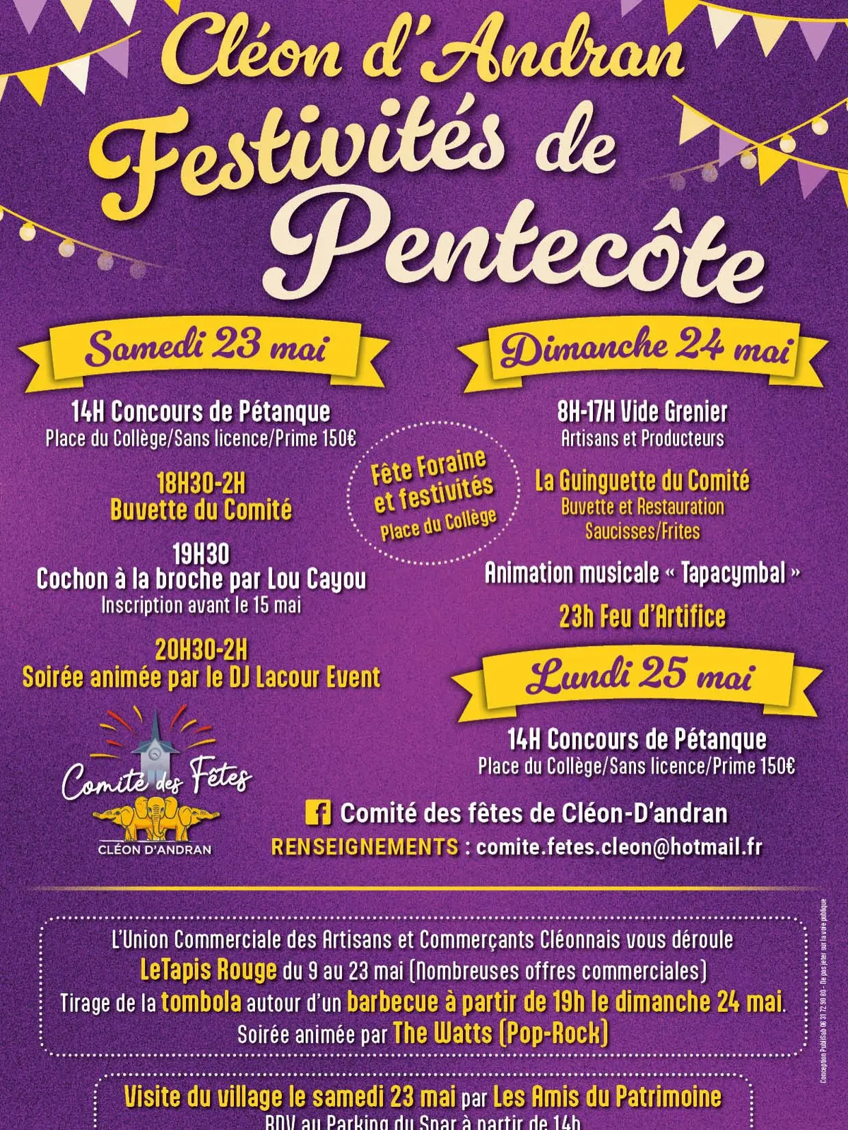 Festivit&eacute;s de Pentec&ocirc;te