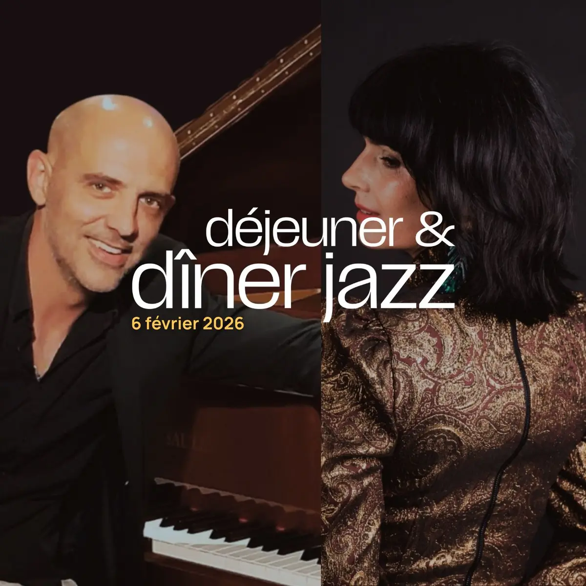D&eacute;jeuner & d&icirc;ner jazz